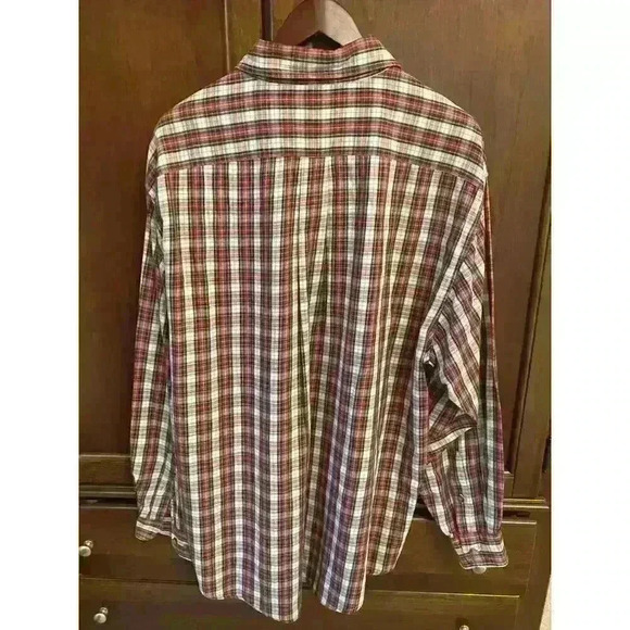 Vtg Alexander Julian Colours Men’s Casual Button Down Shirt Size 2XL Plaid 90s - Picture 8 of 8